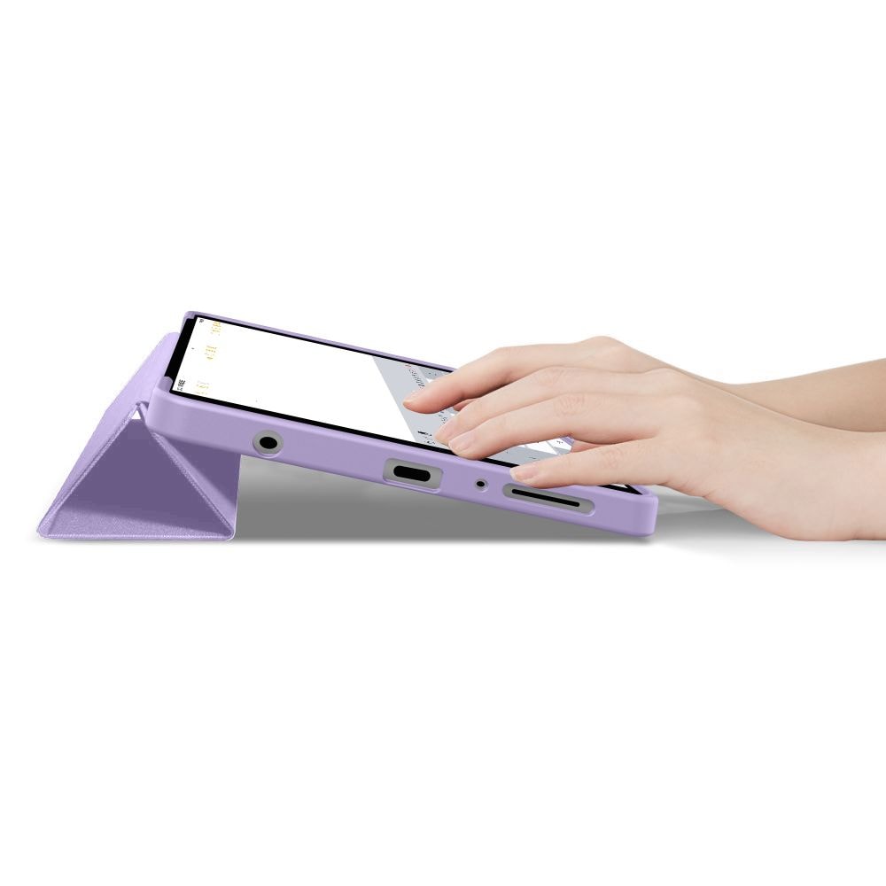 TechProtect SmartCase-etui til Samsung Galaxy Tab A9 / A11 8,7 X110 / X115 / X133 / X135 – lilla