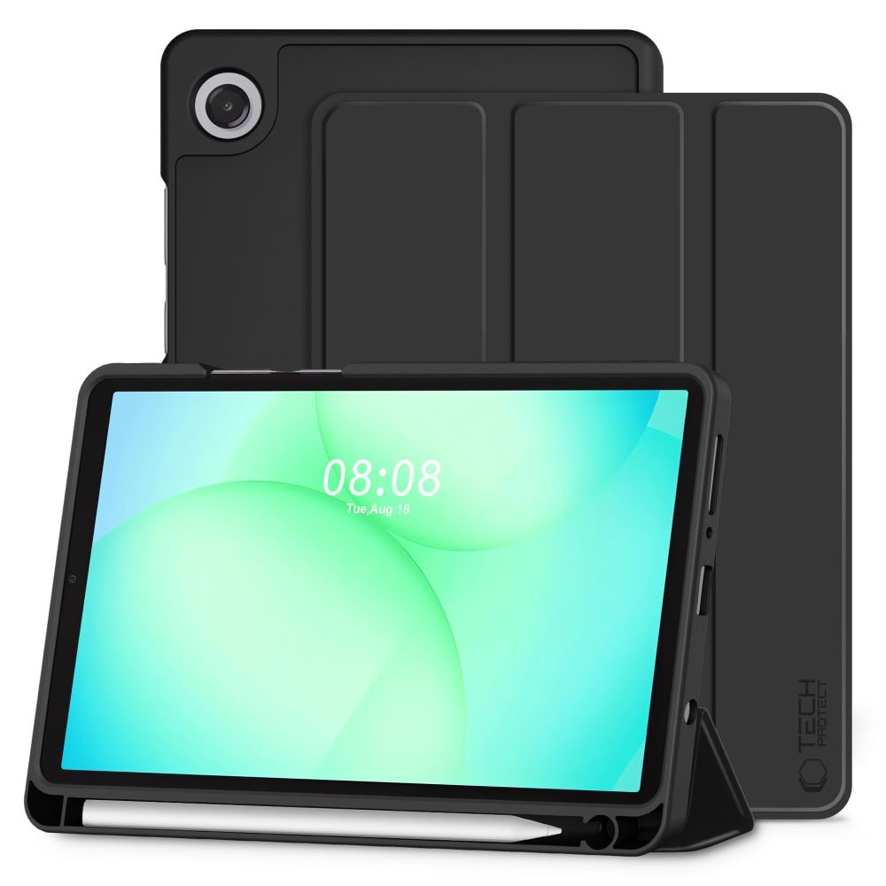 TechProtect SmartCase pennfodral för Samsung Galaxy Tab A9/A11 8,7 X110/X115/X133/X135 – Svart