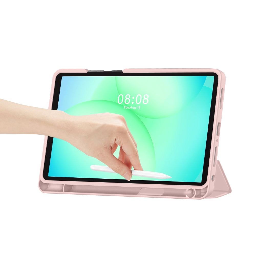 TechProtect SmartCase penneetui til Samsung Galaxy Tab A9/A11 8,7 X110/X115/X133/X135 – lyserød