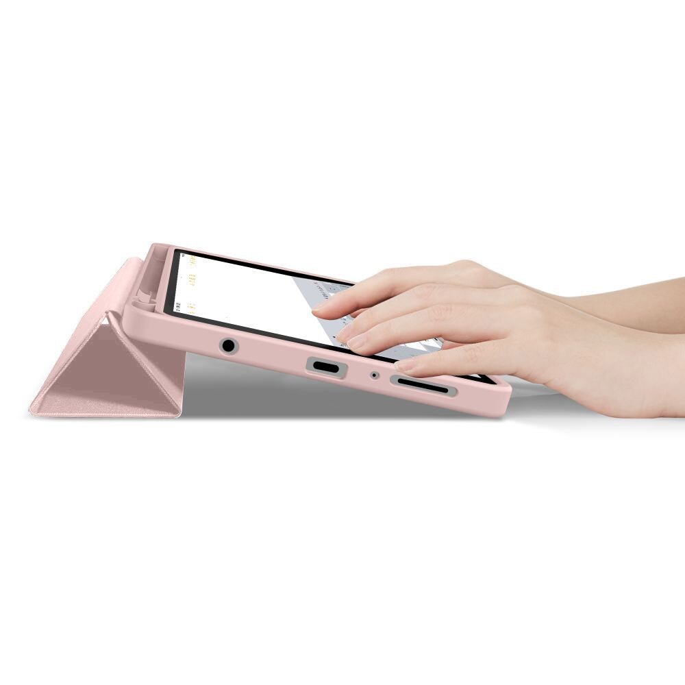 TechProtect SmartCase penneetui til Samsung Galaxy Tab A9/A11 8,7 X110/X115/X133/X135 – lyserød
