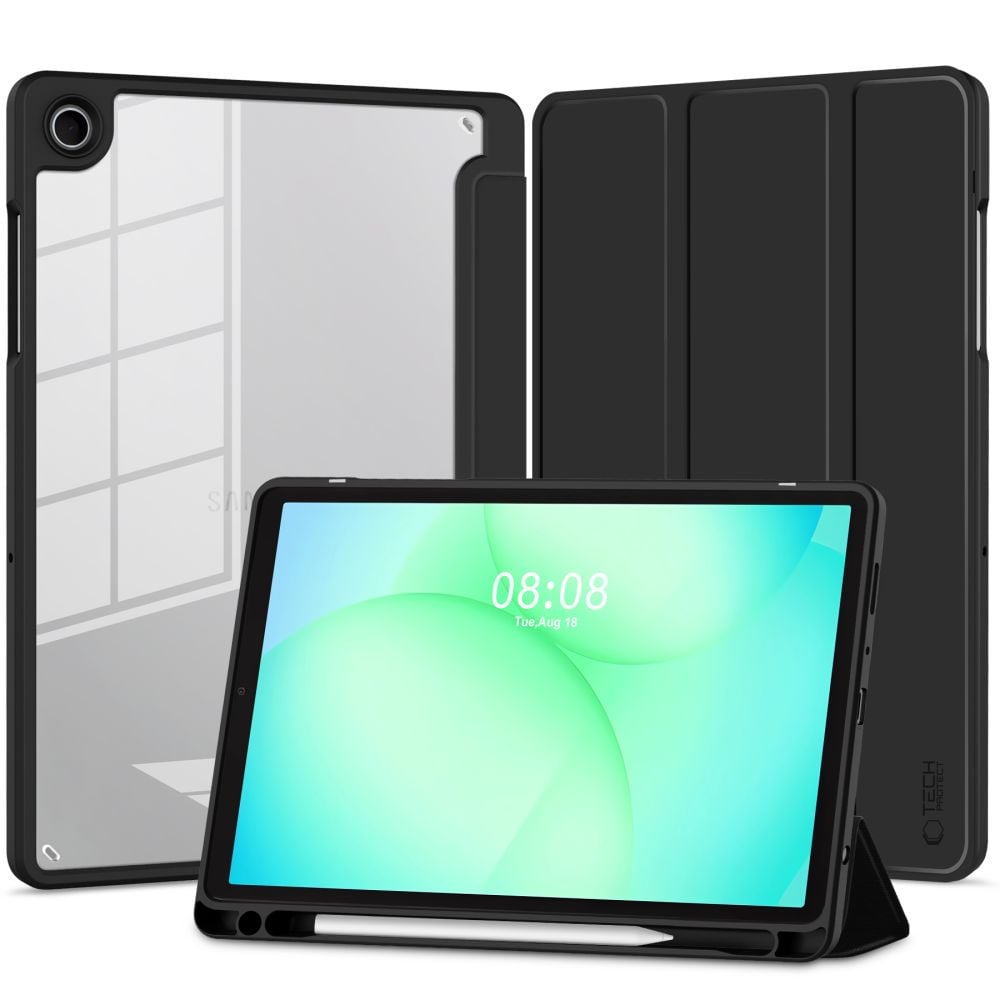 Tech-Protect SC Pen Hybrid-fodral för Samsung Galaxy Tab A9/A11 8,7 X110/X115/X133/X135 – Svart