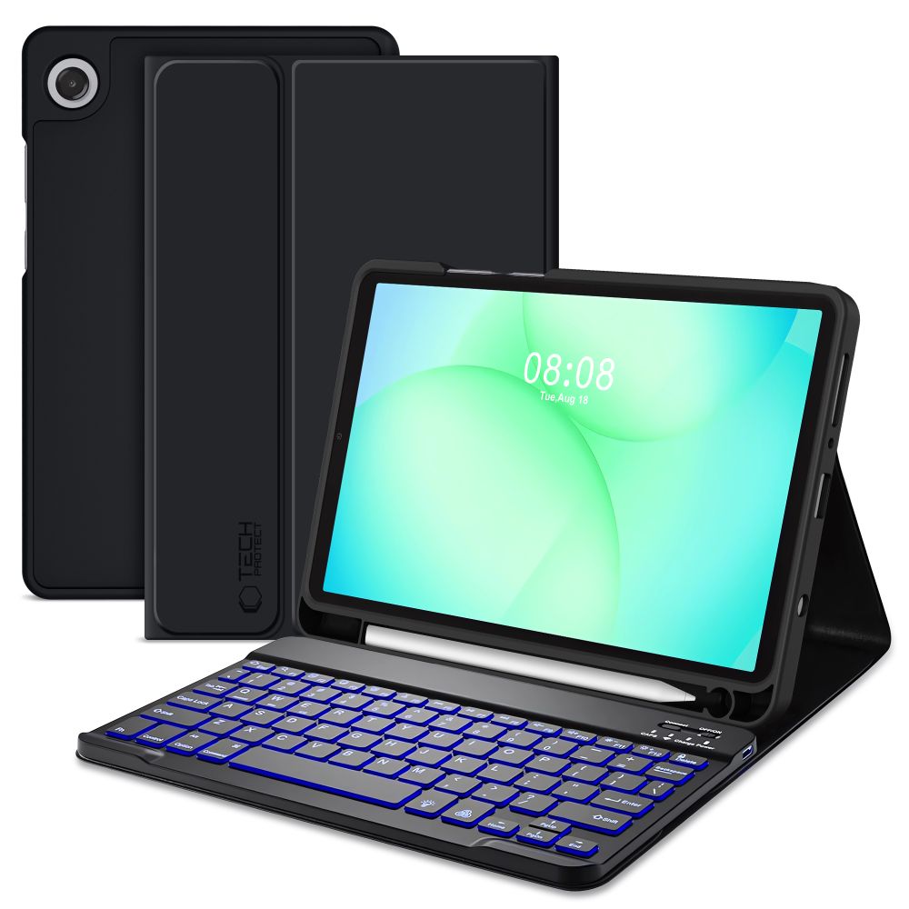 Tech-Protect SC pennfodral för Samsung Galaxy Tab A9 / A11 8,7 X110 / X115 / X133 / X135 – Svart