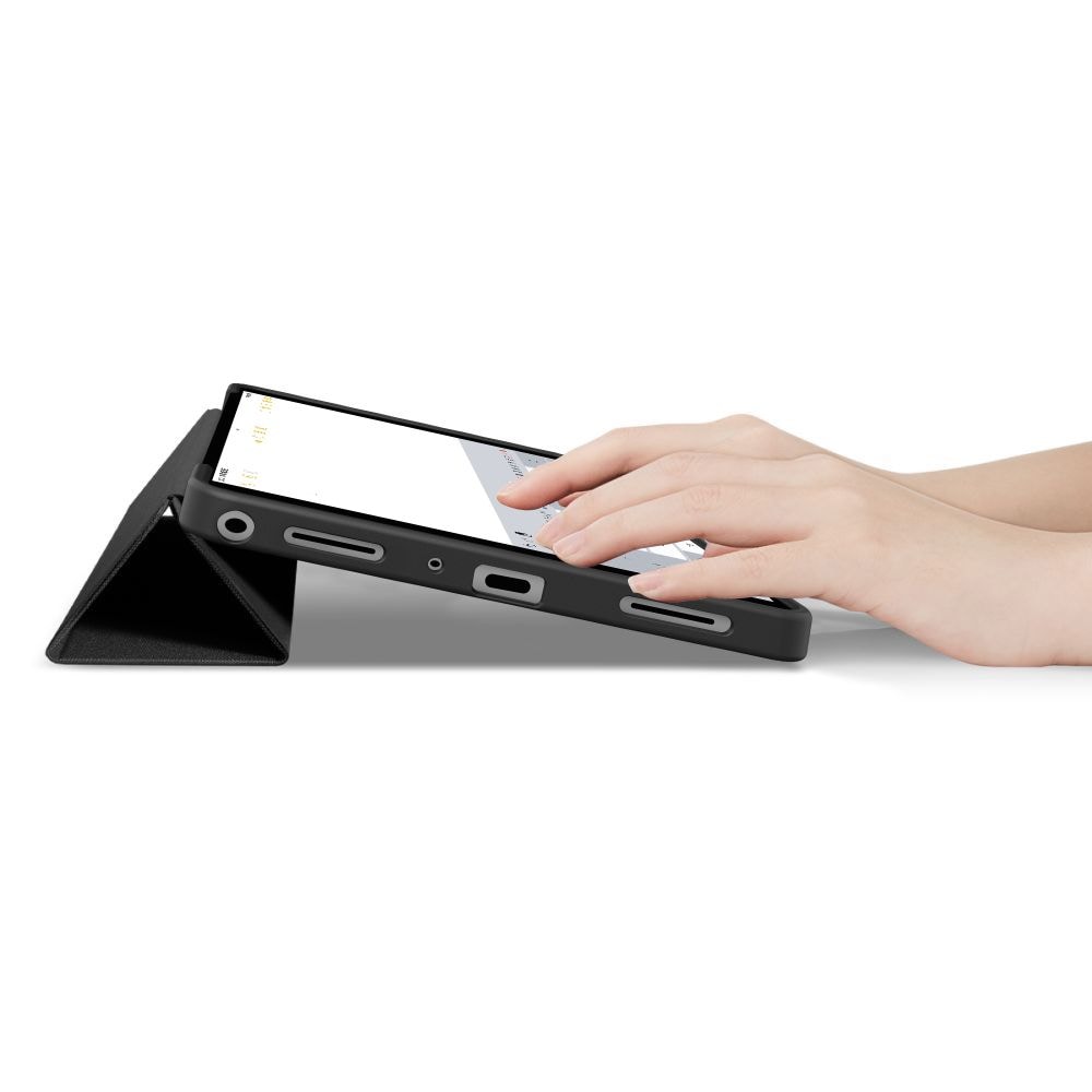 TechProtect SmartCase til Samsung Galaxy Tab A9+/A11+ 11,0 (X210/X215/X216/X230/X235/X236) – Sort