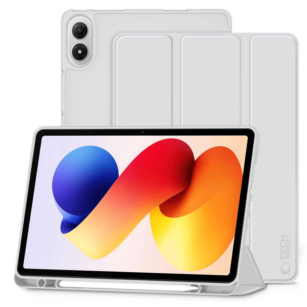 TechProtect SmartCase pennfodral för Xiaomi Poco Pad M1 / Redmi Pad 2 Pro 12,1 – grå