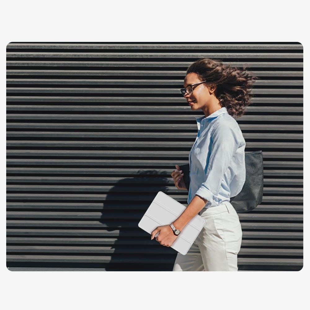 TechProtect SmartCase penneetui til Xiaomi Poco Pad M1 / Redmi Pad 2 Pro 12,1 – grå