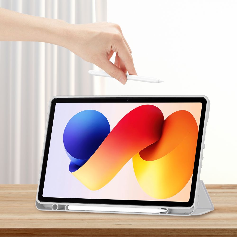 TechProtect SmartCase penneetui til Xiaomi Poco Pad M1 / Redmi Pad 2 Pro 12,1 – grå
