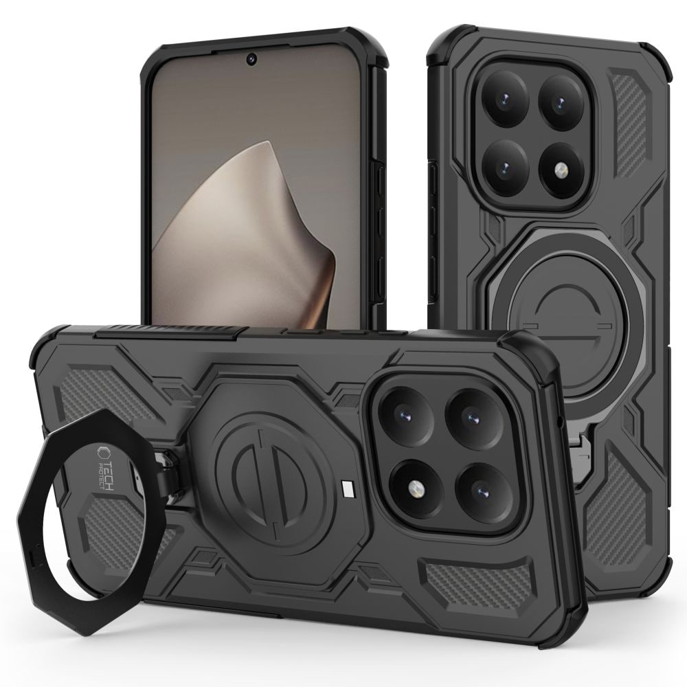 Tech-Protect TacticStand MagSafe-fodral för Xiaomi 15T – svart