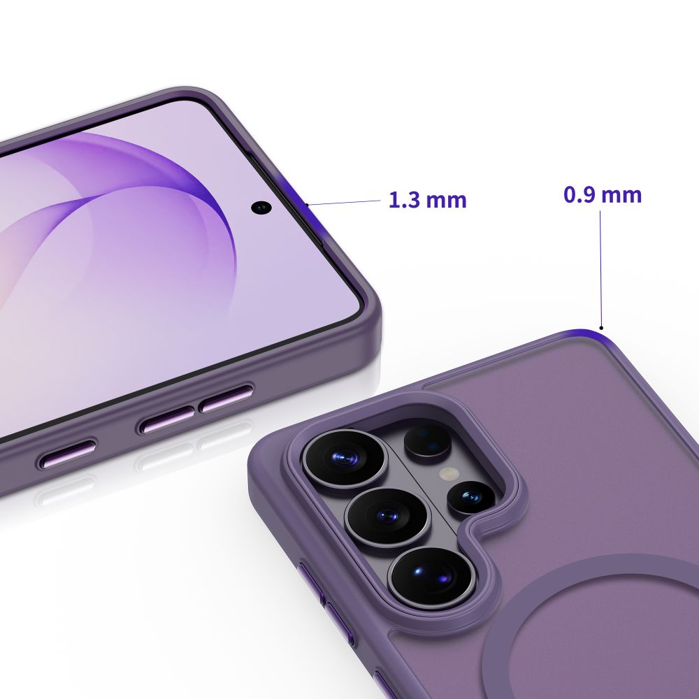 Tech-Protect Magmat MagSafe-etui til Samsung Galaxy S26 Ultra – mat lilla