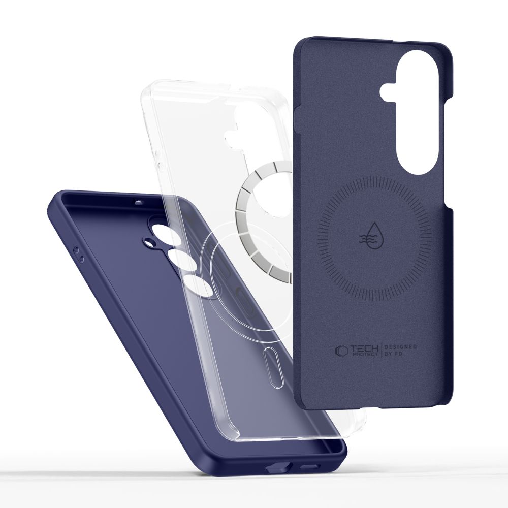 Tech-Protect silikonfodral med MagSafe för Samsung Galaxy S26 – Lila