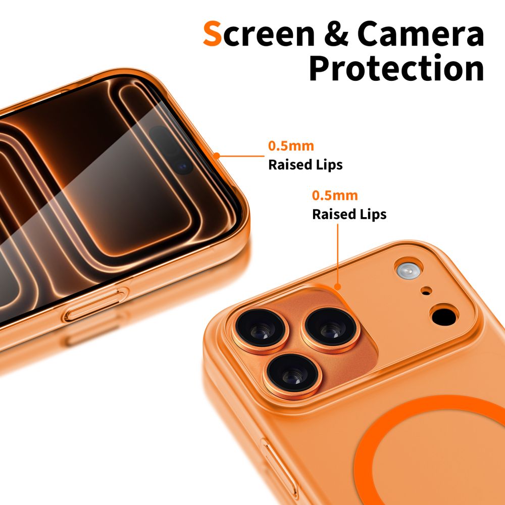 Tech-Protect Magslim MagSafe-etui til iPhone 17 Pro – orange