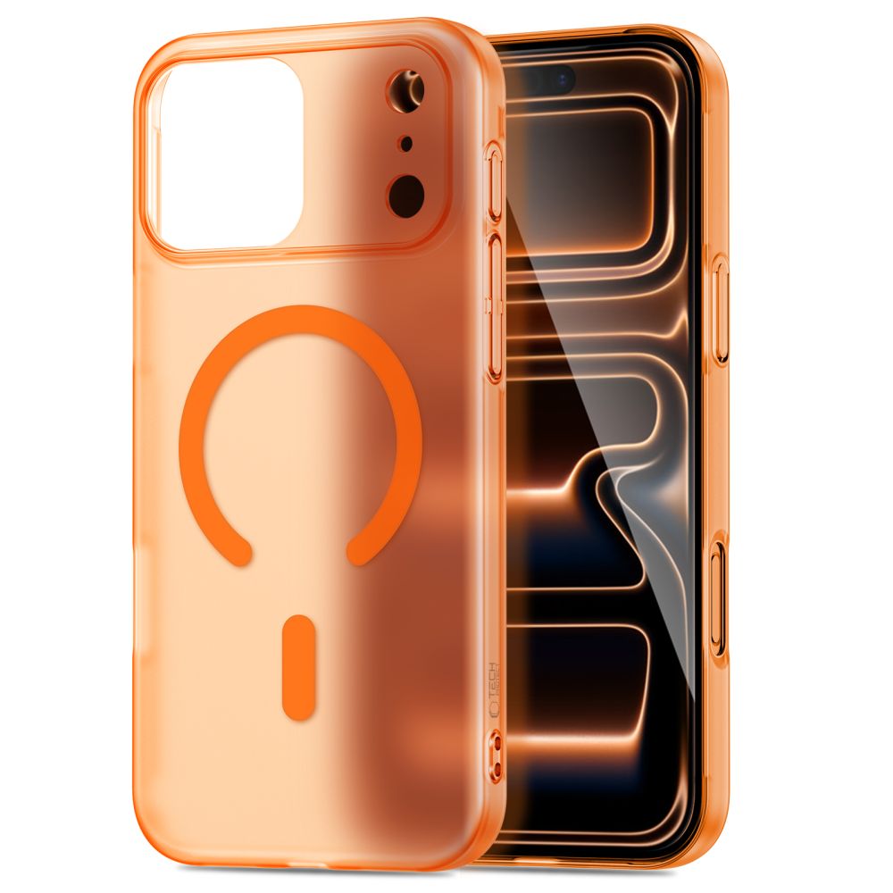 Tech-Protect Magslim MagSafe-etui til iPhone 17 Pro Max – orange