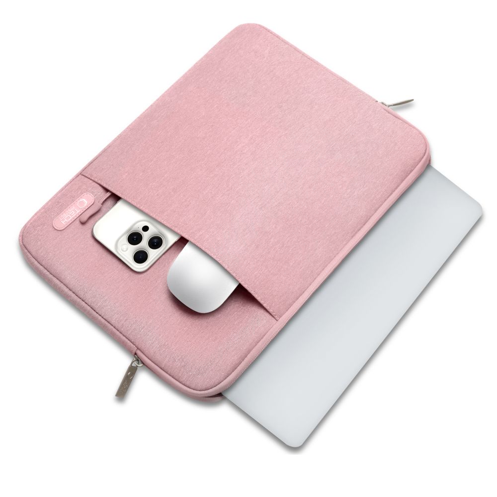 Tech-Protect Sleeve-taske til bærbar computer 13-14 – lyserød