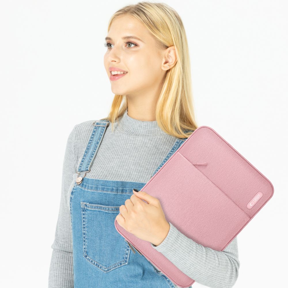 Tech-Protect Sleeve-taske til bærbar computer 13-14 – lyserød