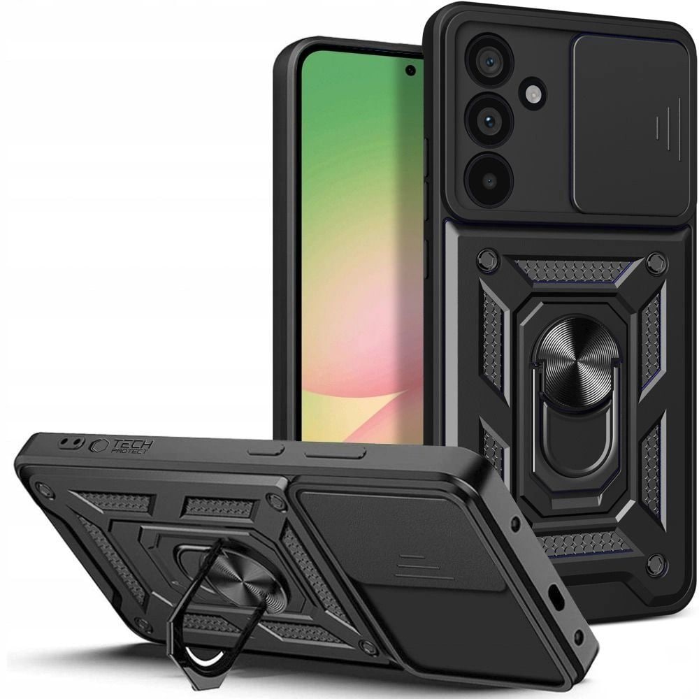 Tech-Protect CamShield Pro-fodral till Samsung Galaxy A27 5G – Svart