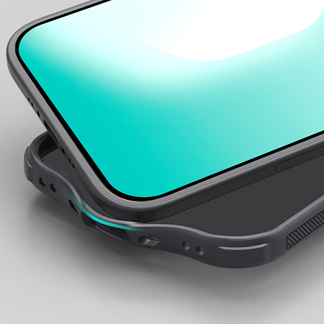 Nillkin Super Frosted Shield Pro MagSafe-kompatibelt etui til iPhone 17 Air – gennemsigtig sort