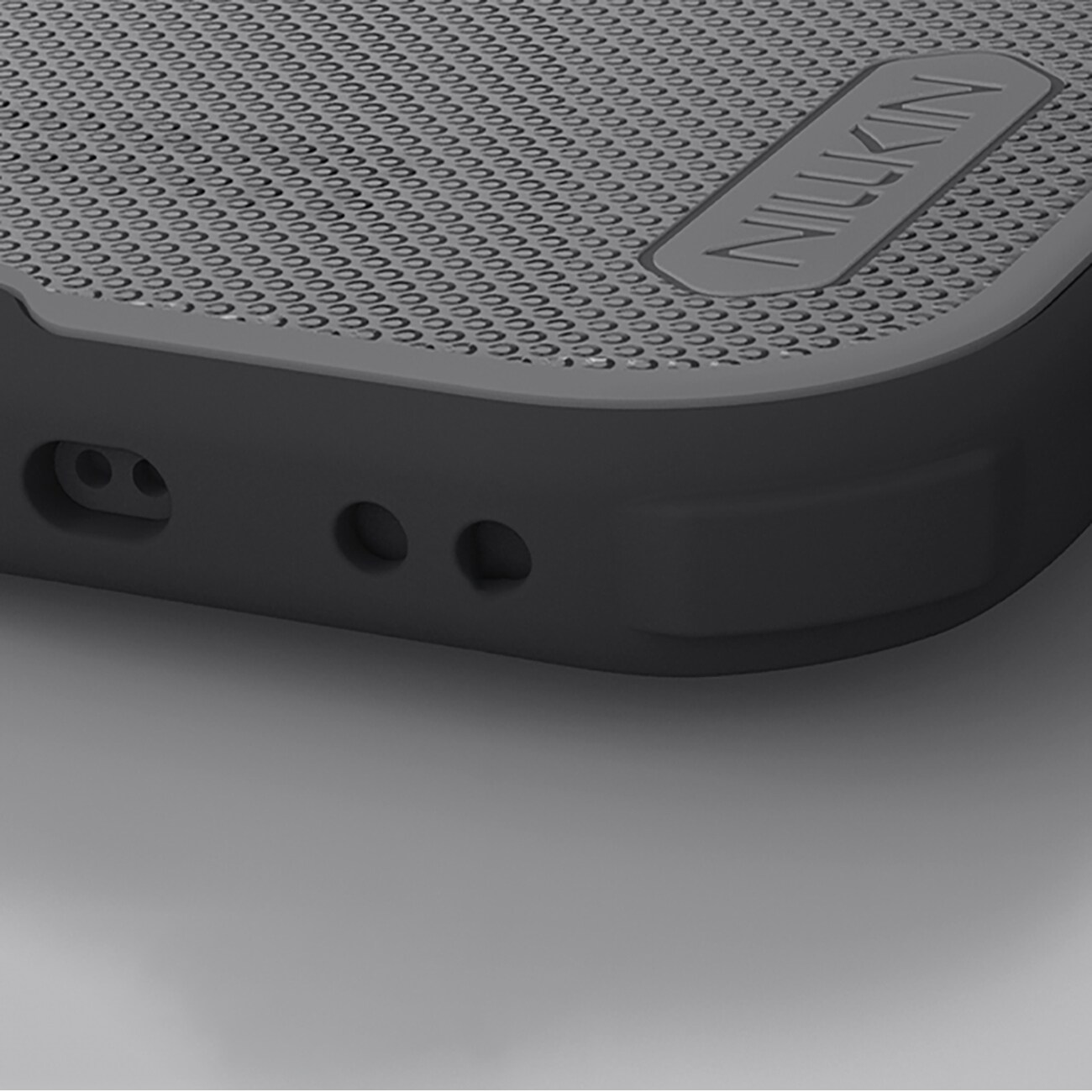 Nillkin Super Frosted Shield Pro MagSafe-kompatibelt etui til iPhone 17 Air – gennemsigtig sort