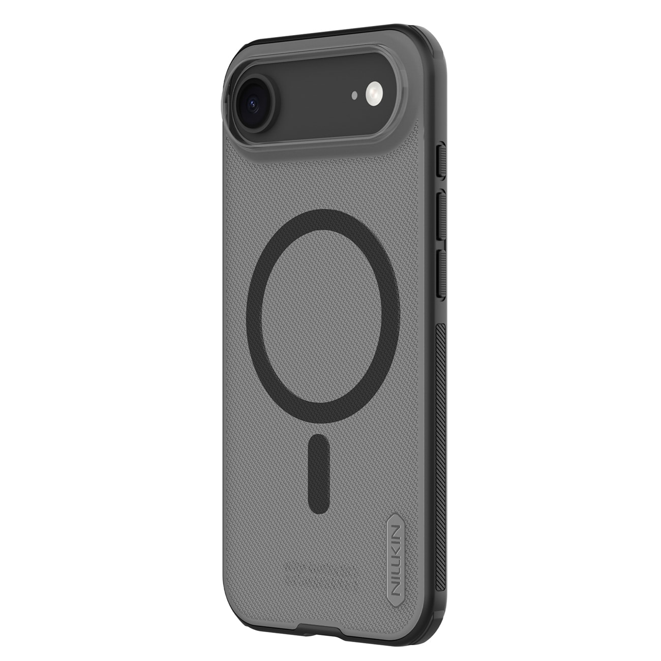 Nillkin Super Frosted Shield Pro MagSafe-kompatibelt etui til iPhone 17 Air – gennemsigtig sort