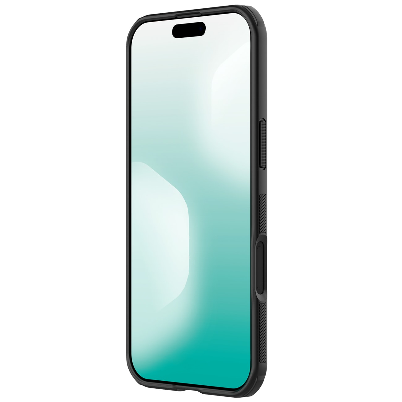 Nillkin Super Frosted Shield Pro MagSafe-kompatibelt etui til iPhone 17 Air – gennemsigtig sort