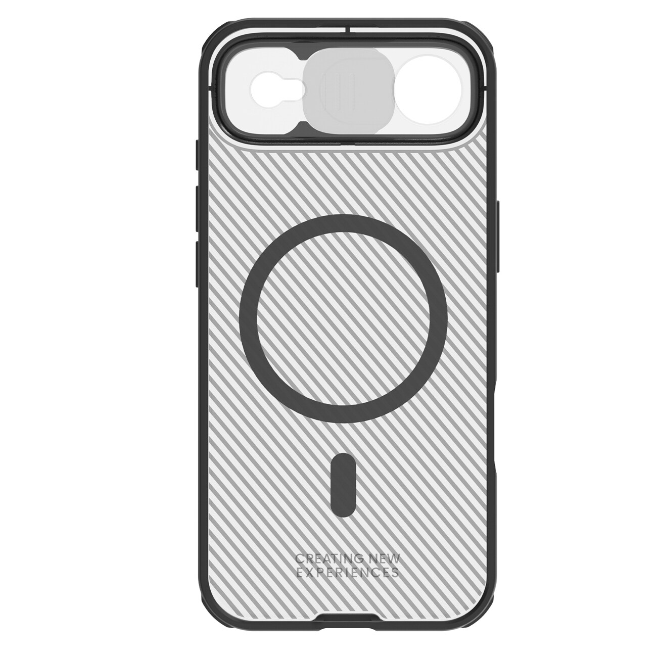 Nillkin CamShield Pro MagSafe-kompatibelt etui til iPhone 17 Air – gennemsigtig sort