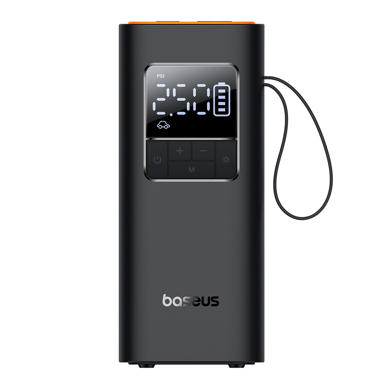 Baseus SuperMini Pro batterikompressor med display – svart