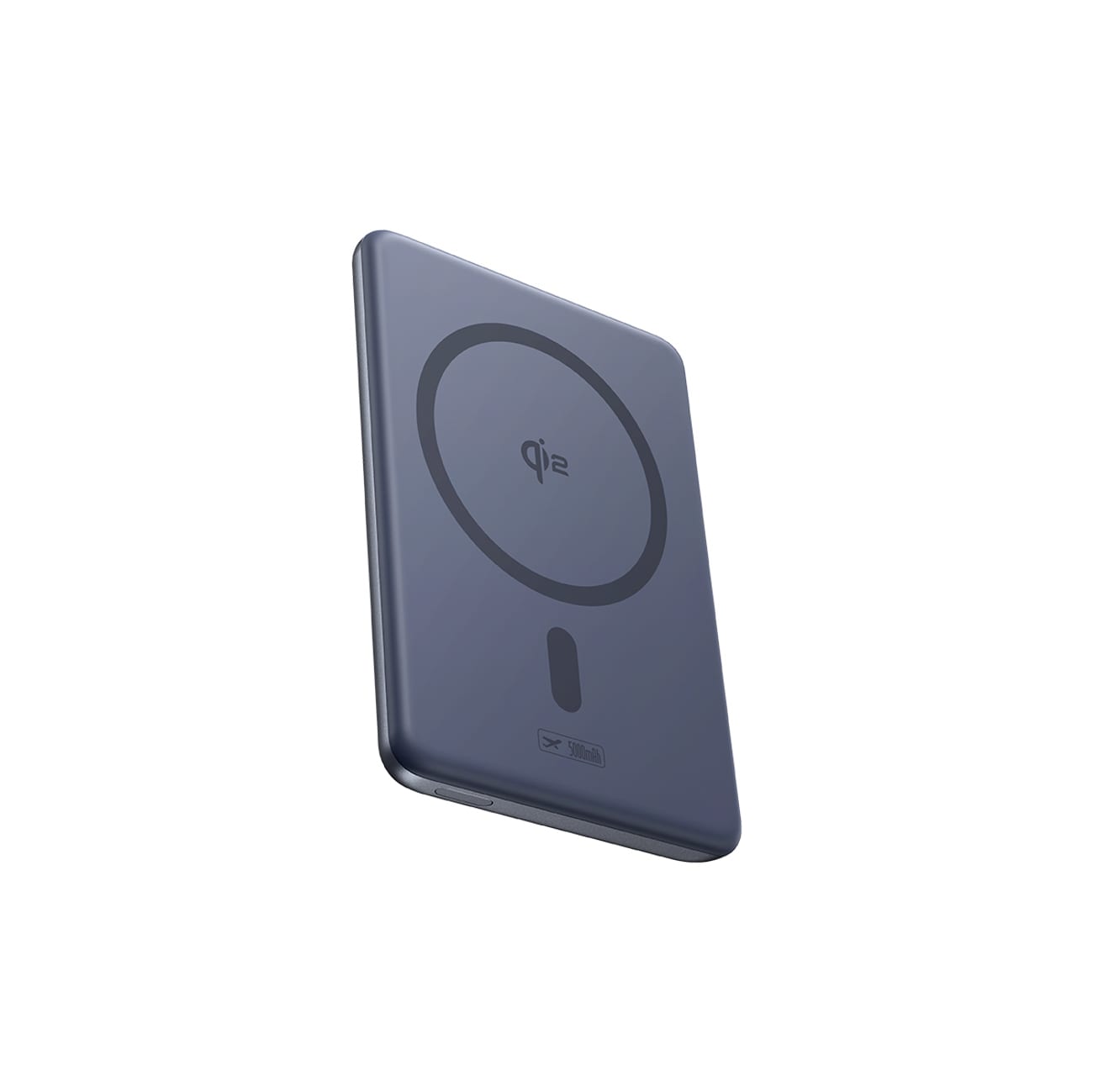 Baseus PicoGo AM31 Qi2 5000mAh 20W ultratunn MagSafe powerbank m/stativ + USB-C 20cm – grå