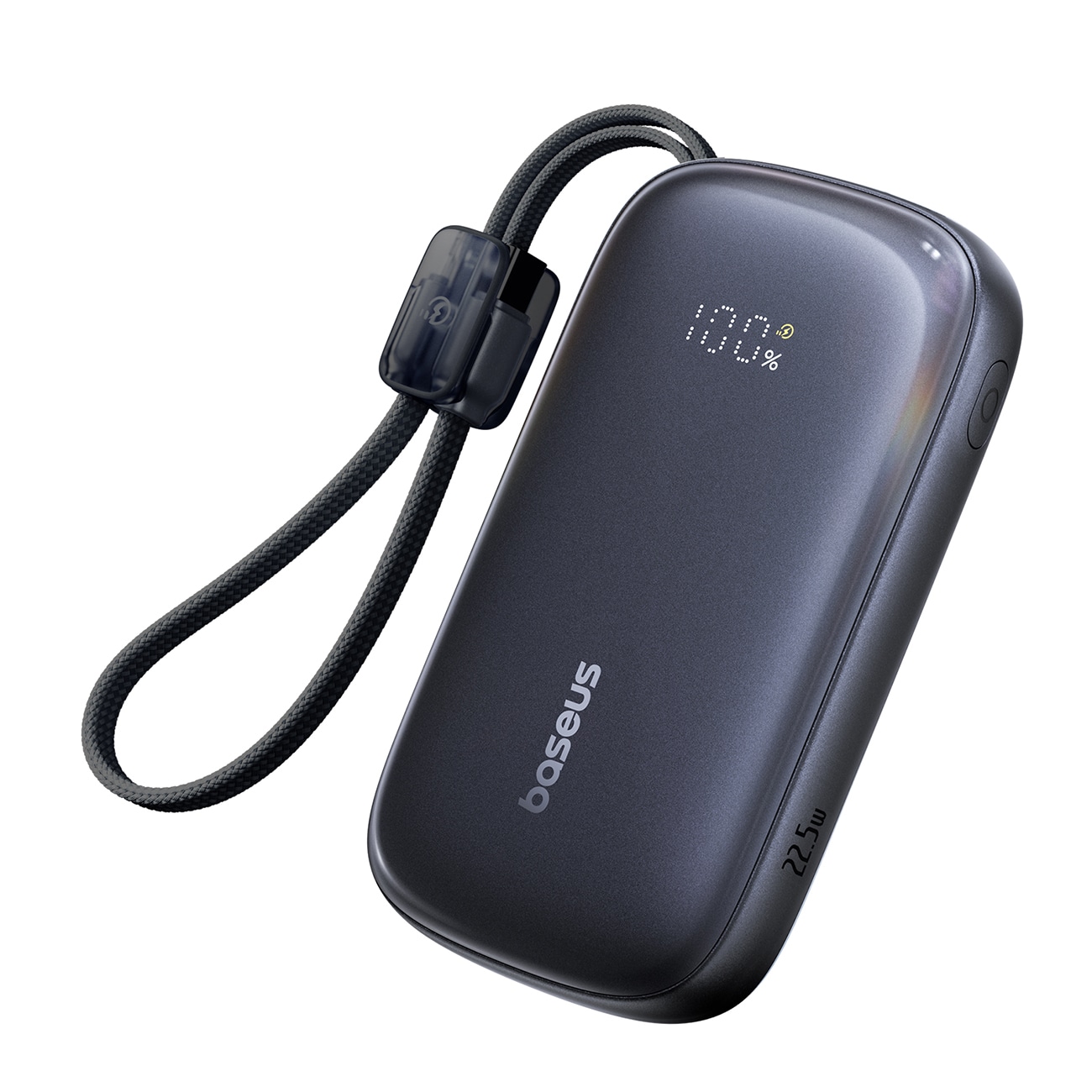 Baseus EnerFill FC21 Qpow 3 Ultra 20000mAh 22,5W powerbank med display och kabel ingår – svart