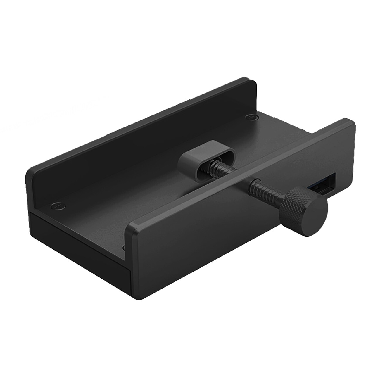 Orico MH4PU Hub med klämfäste, 4x USB-A 3.0 – Svart