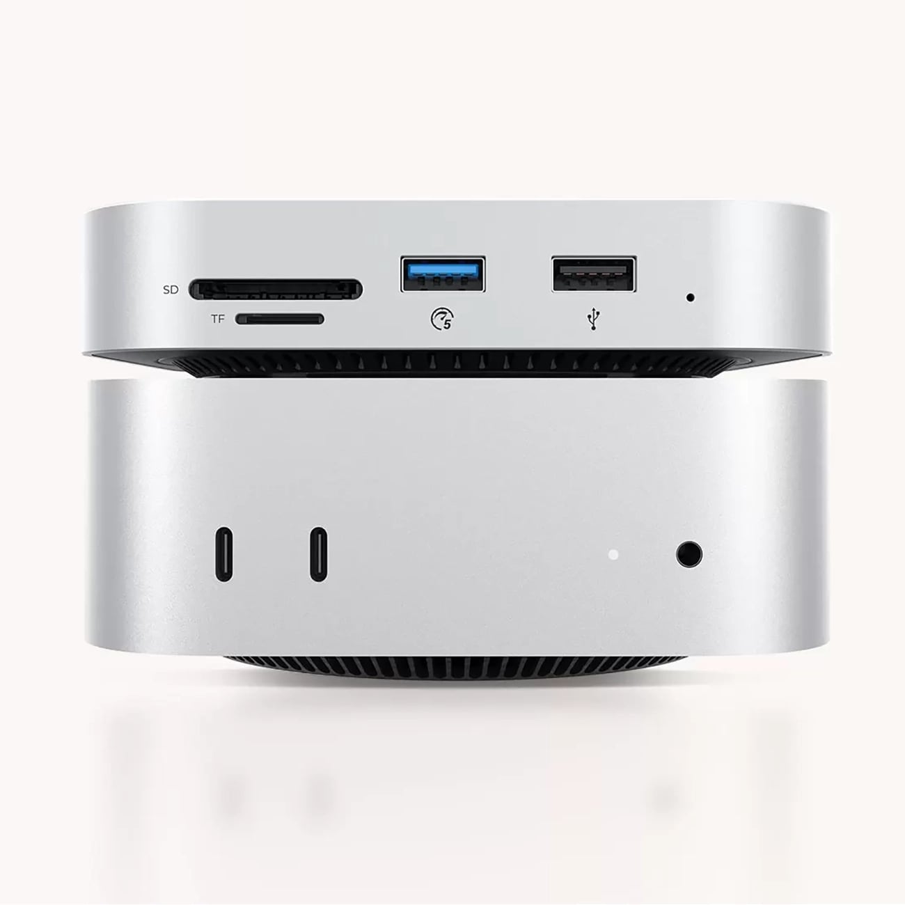 Orico MiniLink 9-i-1-dockningsstation – silver