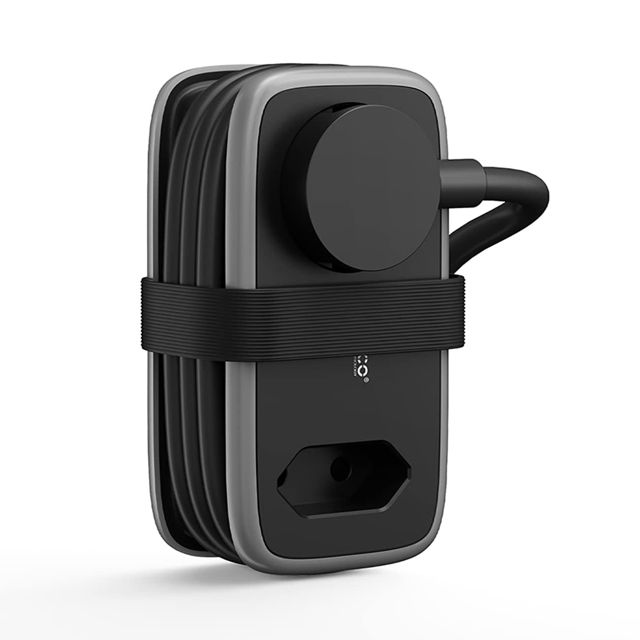 Orico AP3 65 W GaN 6-i-1-grenuttag 2x växelström + 2x USB-A + 2x USB-C – Svart