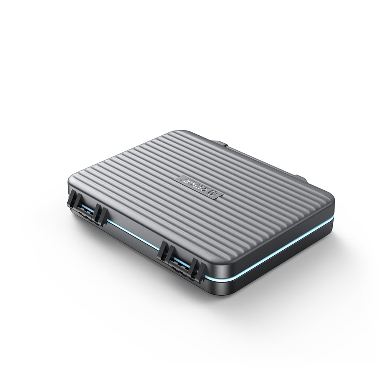 Orico PHCD-fodral för minneskort och datamedier – svart – för SSD/HDD/M.2 + SD/Micro SD/CF