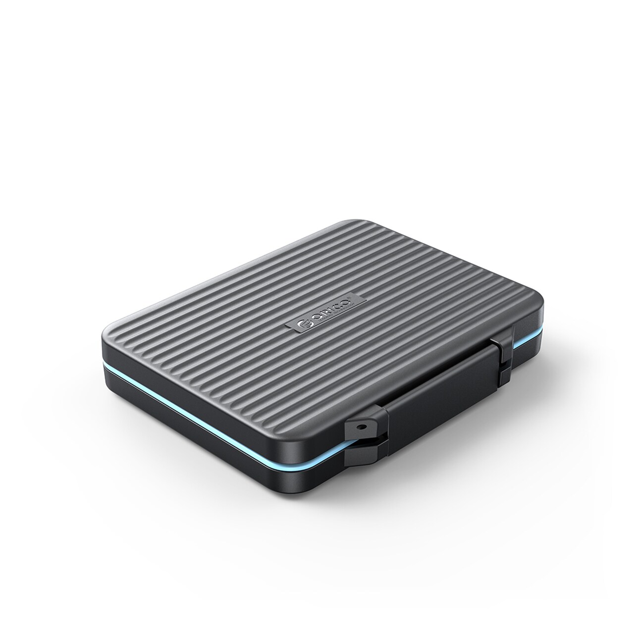 Orico PHCD-fodral för minneskort och datamedier – svart – för SSD/HDD/M.2 + SD/Micro SD/CF