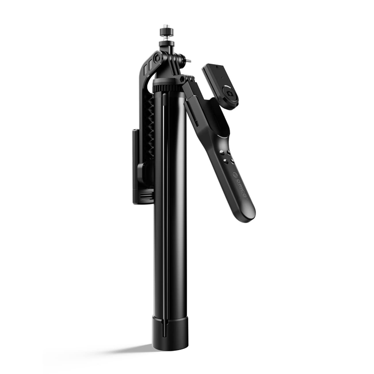 Selfiepinne Orico SPM170 med stativ, 1/4" för mobilkamera, Bluetooth 5.2 – svart