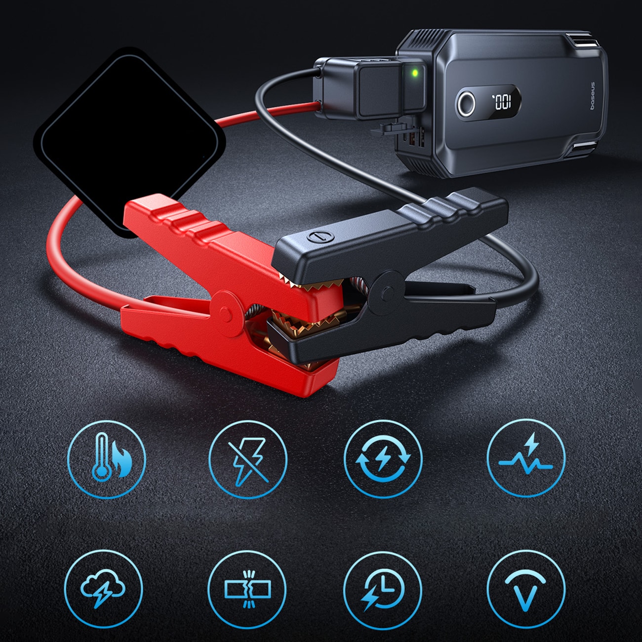Baseus Super Energy Max 20000mAh -käynnistysakku – musta