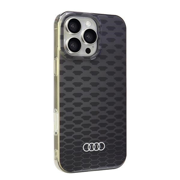 Audi IML-sømønster MagSafe iPhone 16 Pro Max 6,9" sort/sort hardcase AU-IMLMIP16PM-Q5/D3-BK