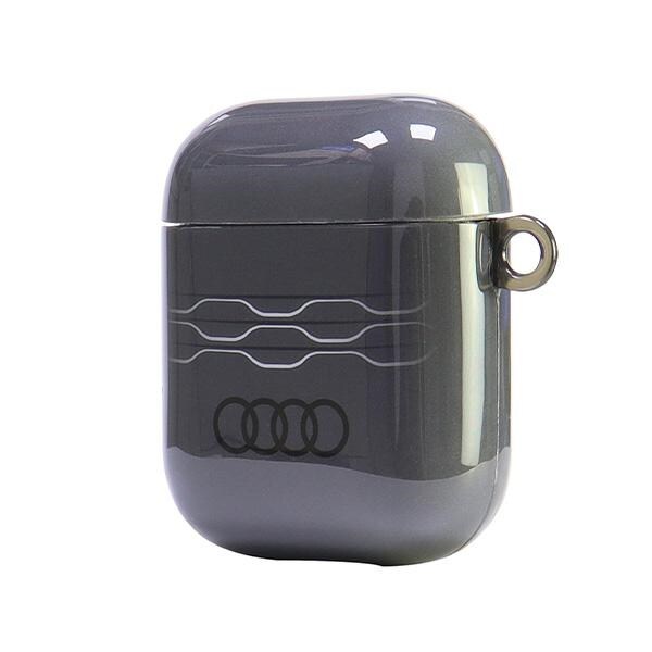Audi IML-etui med geometrisk mønster til AirPods 1 / 2 – Grå