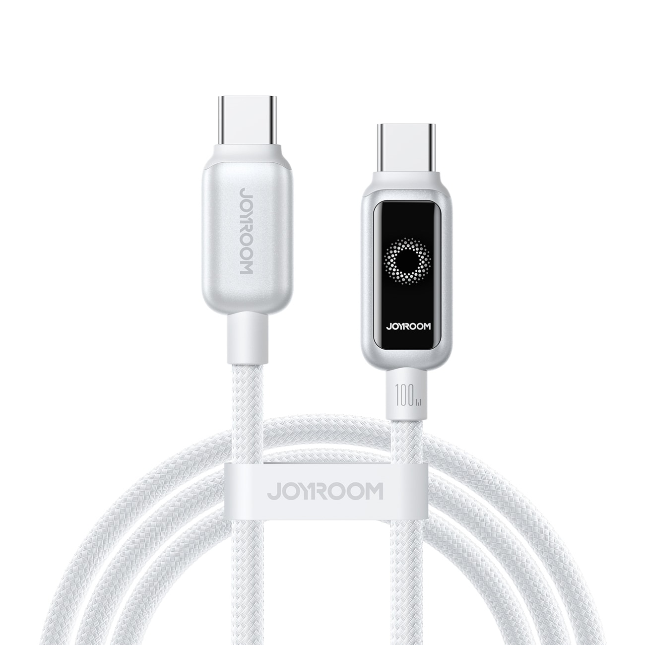 Joyroom S-A55 StarFlight 100 W USB-C – USB-C-kabel 1,2 m – Vit