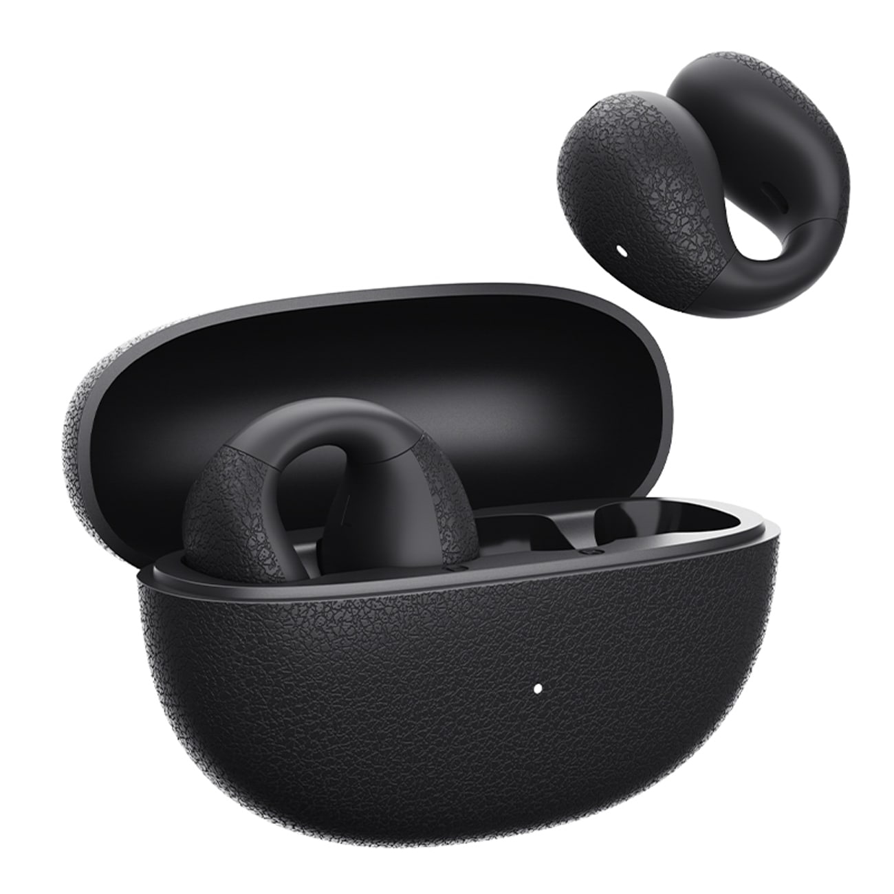 OWS QCY Crossky C10-hörlurar med ENC-klämma, IPX5, Bluetooth 5.4 – Svart
