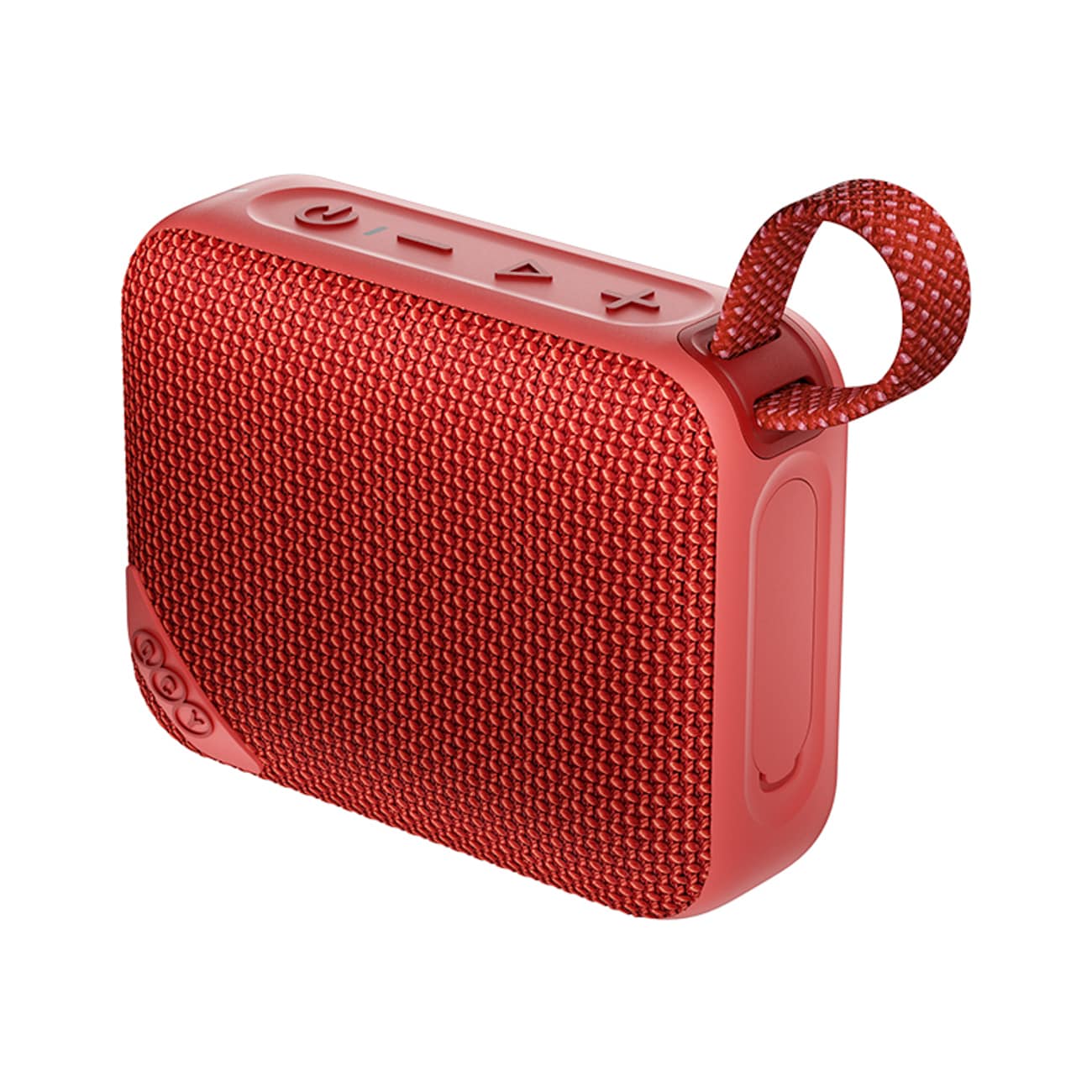 QCY SP2 IP67 Bluetooth-högtalare med RGB-bakgrundsbelysning och stereoläge – röd