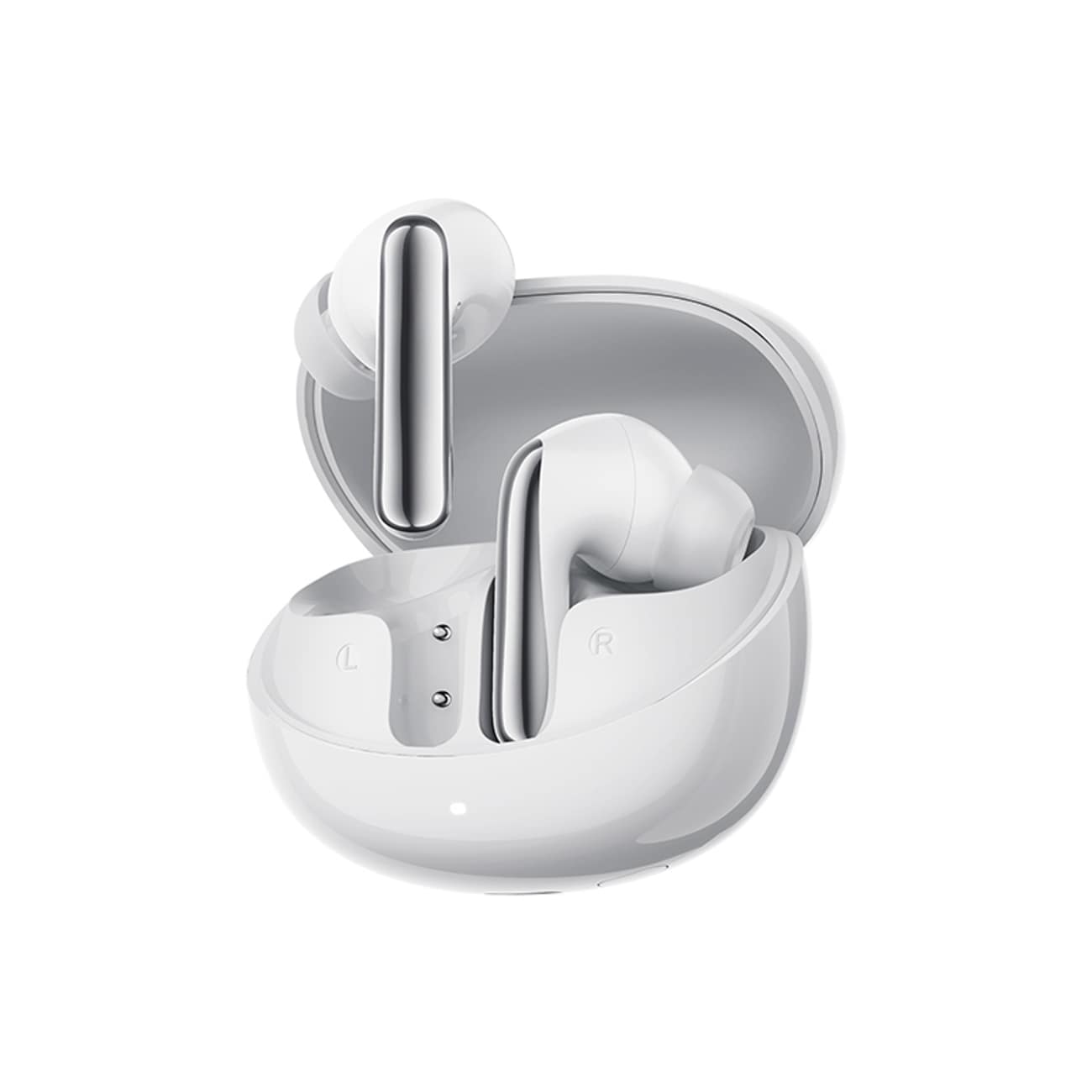 QCY Melobuds N60 trådlösa in-ear-hörlurar med LDAC och ANC-brusreducering – Vit