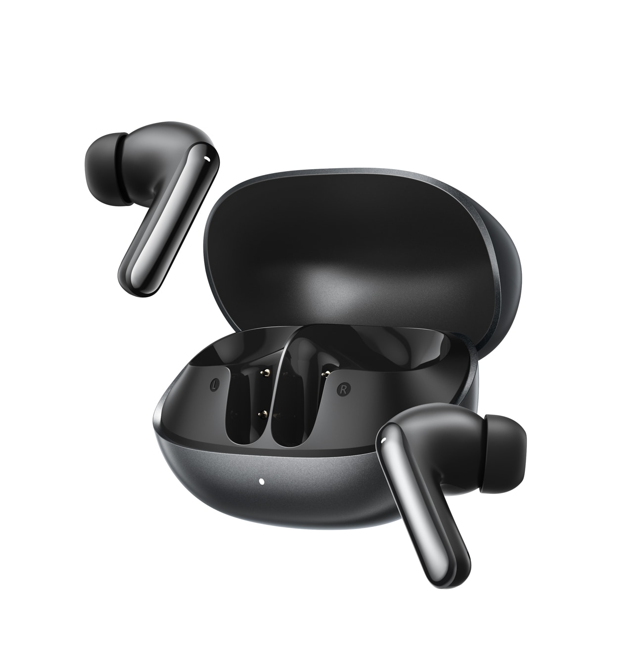 QCY MeloBuds N20 trådlösa in-ear-hörlurar med brusreducering (ANC) – svarta