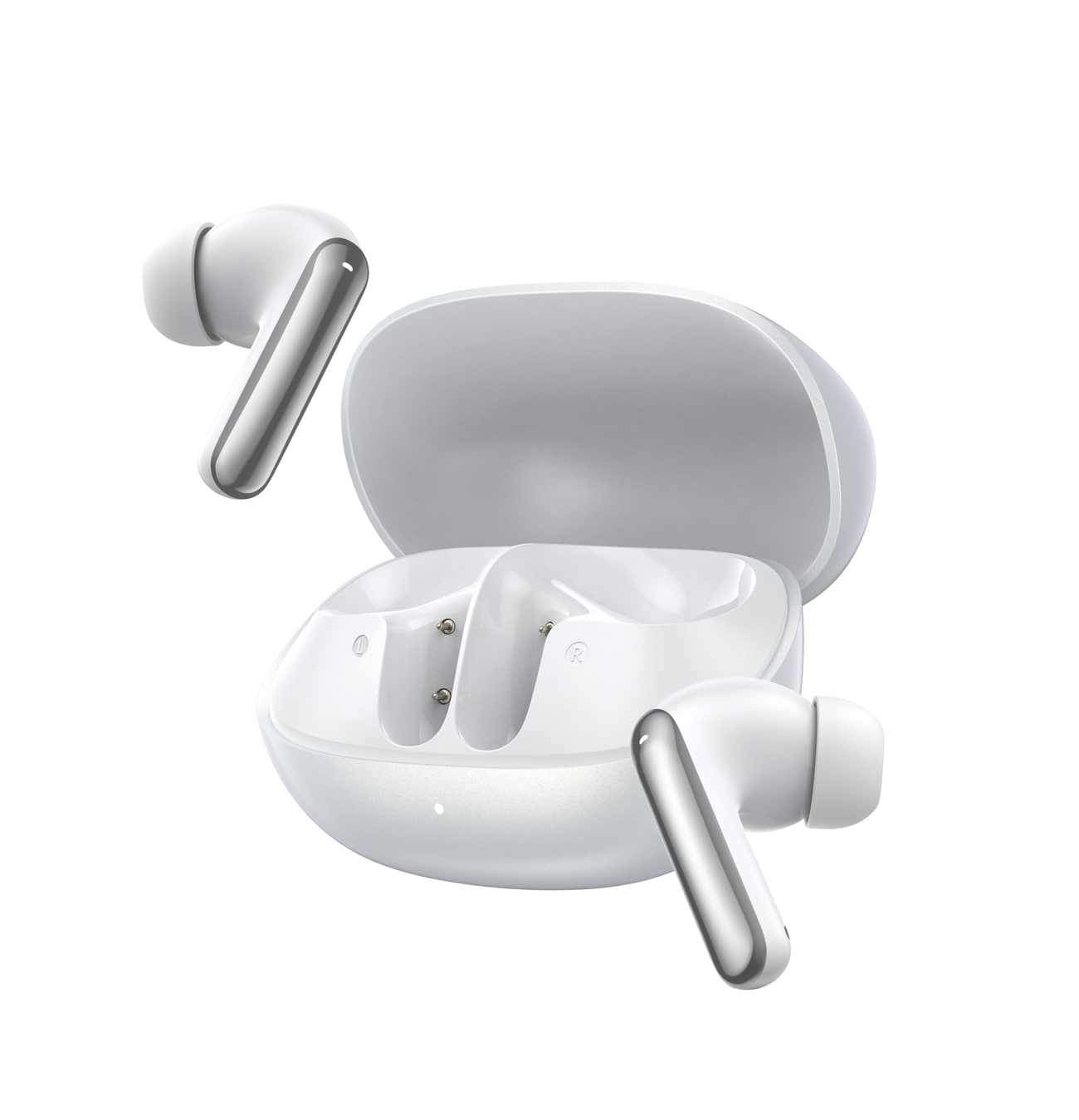 QCY MeloBuds N20 trådlösa in-ear-hörlurar med brusreducering (ANC) – Vit