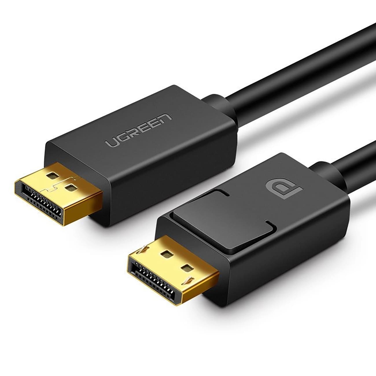 Ugreen DP102 10213 DisplayPort 1.2 4K / DisplayPort 1.2 4K-kabel 5 m – svart