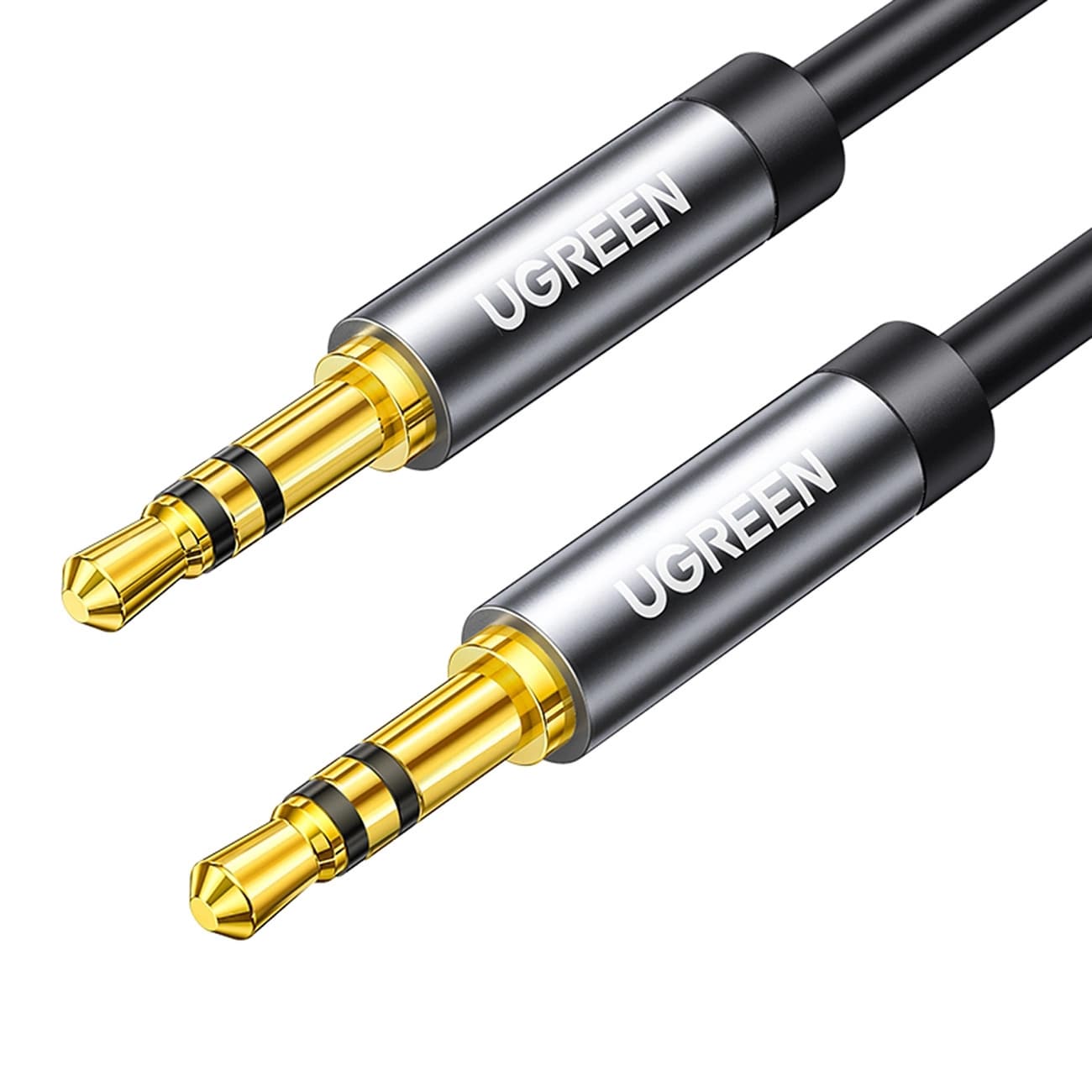 Ugreen AV119 10736 ljudkabel, 3,5 mm minijack – 3,5 mm minijack, 3 m – svart
