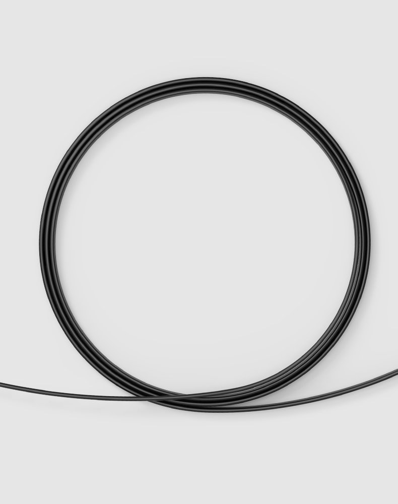 Ugreen platt nätverkskabel, RJ45 Ethernet, Cat 6 UTP, 1000 Mbps, 2 m, svart (50185)