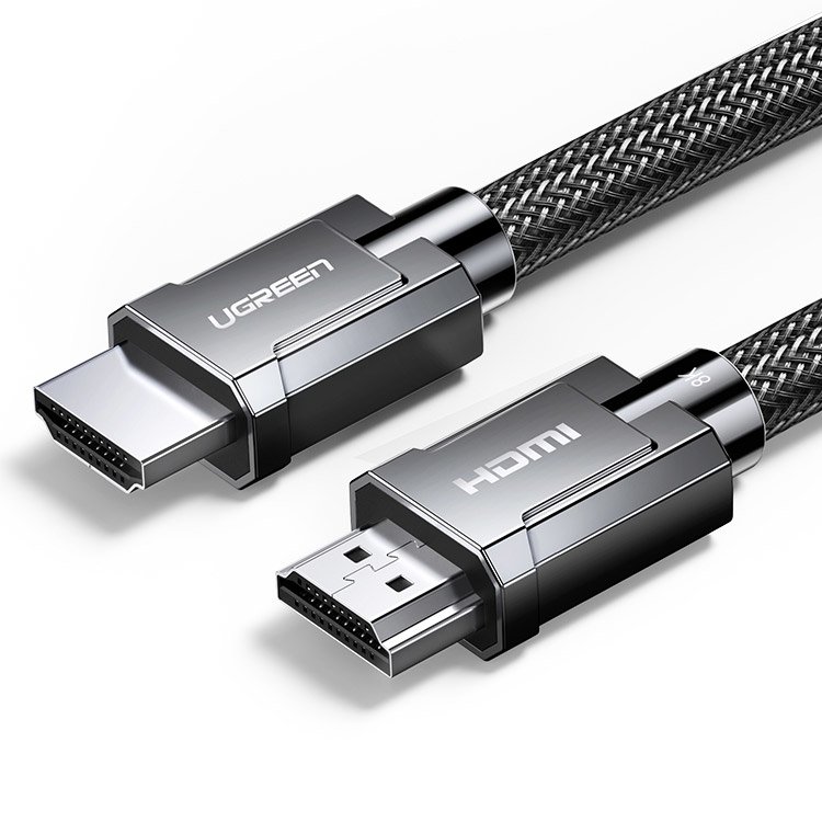 Ugreen HDMI 2.1-kabel 8K60/4K120 3D 48Gbps HDR VRR eARC 2 m grå (HD135 70321)