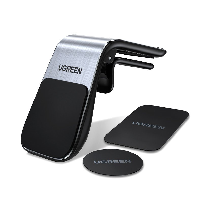 Ugreen magnetisk bilhållare för ventilationsgallret, silver (LP290)