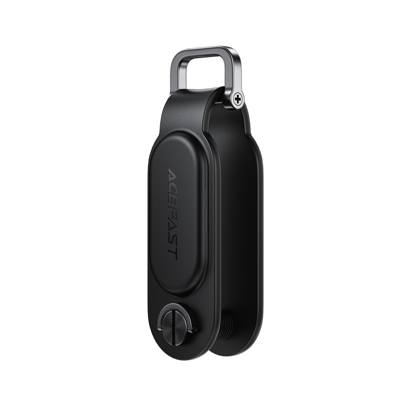 Acefast S4 Bluetooth-nyckelring med spårningsfunktion, kompatibel med Apple Find My – svart