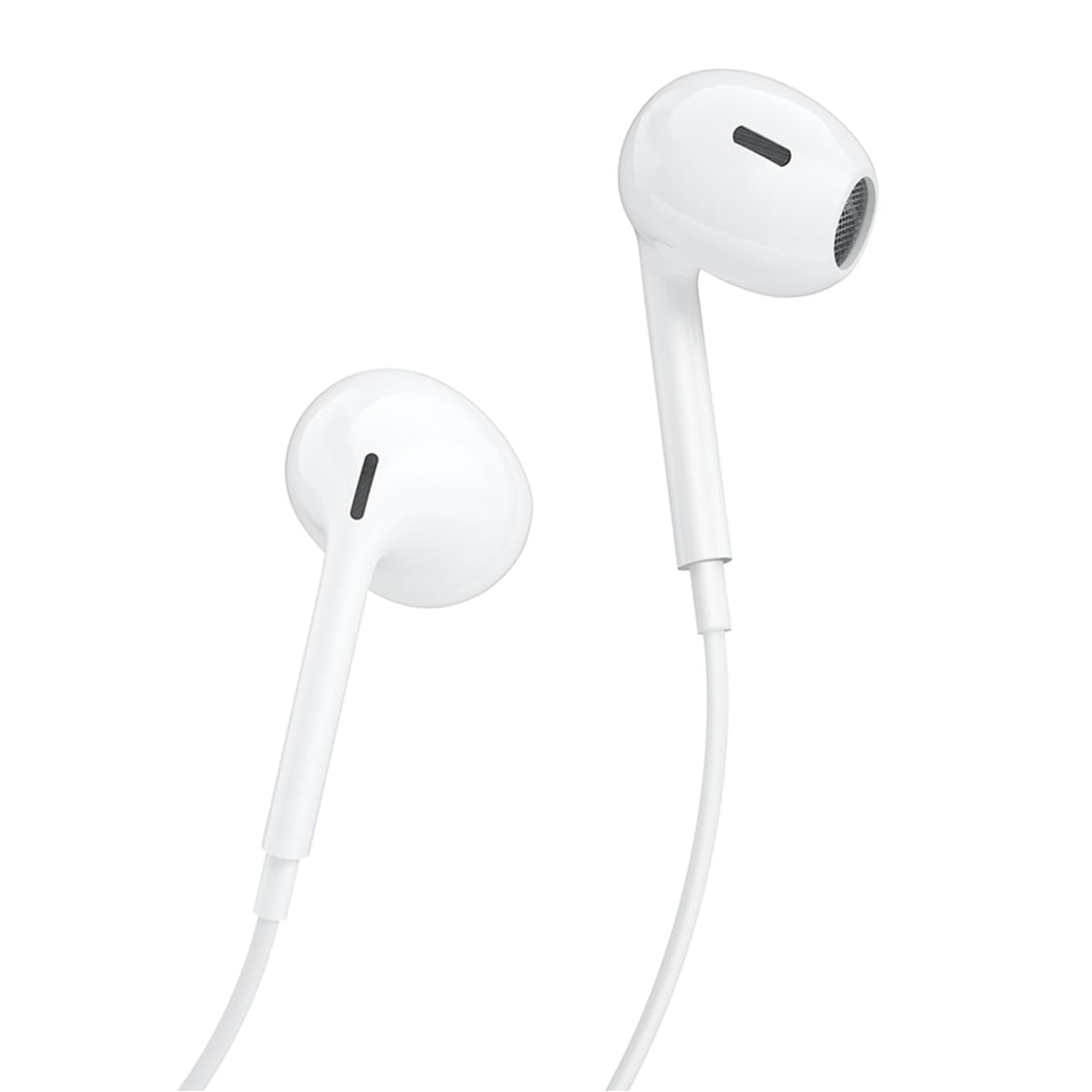 Dudao X14PROL-W1 Lightning-hörlurar - vita / In-ear-hörlurar / Kabelhörlurar