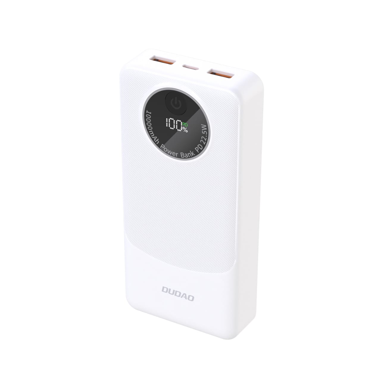 Dudao K12Pro Powerbank 22,5 W PD 20 000 mAh USB-A, USB-C – Vit