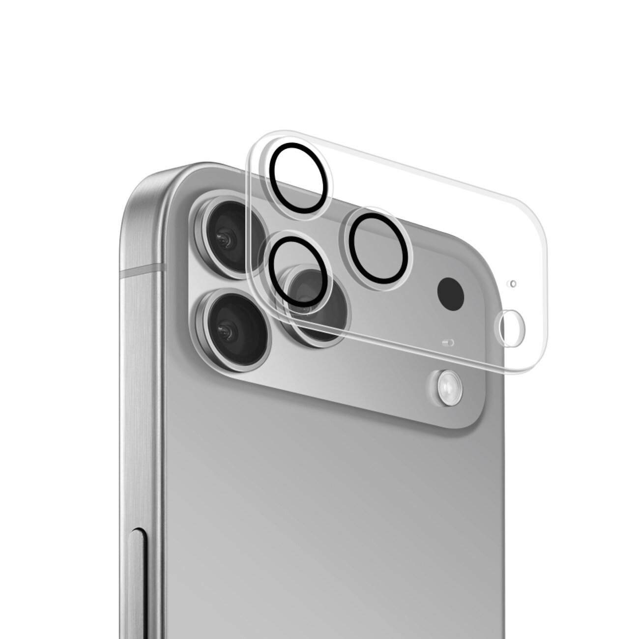 Puro Camera – Standardhärdat glas för iPhone 17 Pro, avsett för kameraområdet och linserna